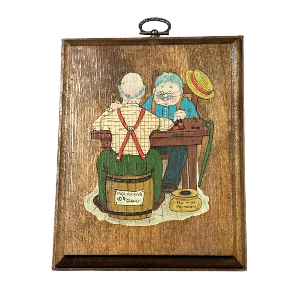 Vintage Wooden Wall Hanging Art‎